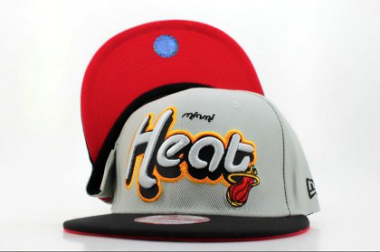 Miami Heat Snapback Hat QH a3